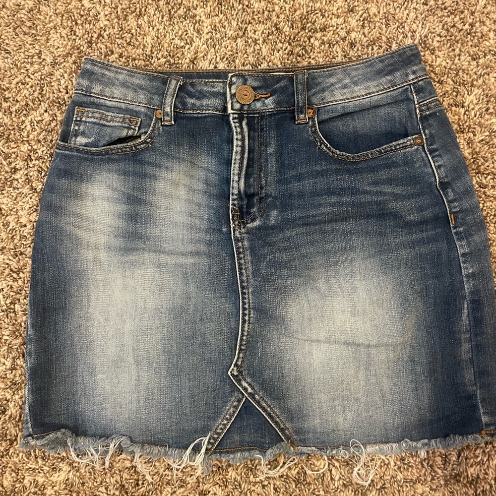 Boutique Jean Skirt